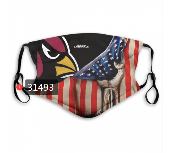 NFL 2020 Arizona Cardinals #93 Dust mask with filter